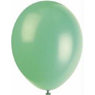 Fern Green Latex Balloons x10